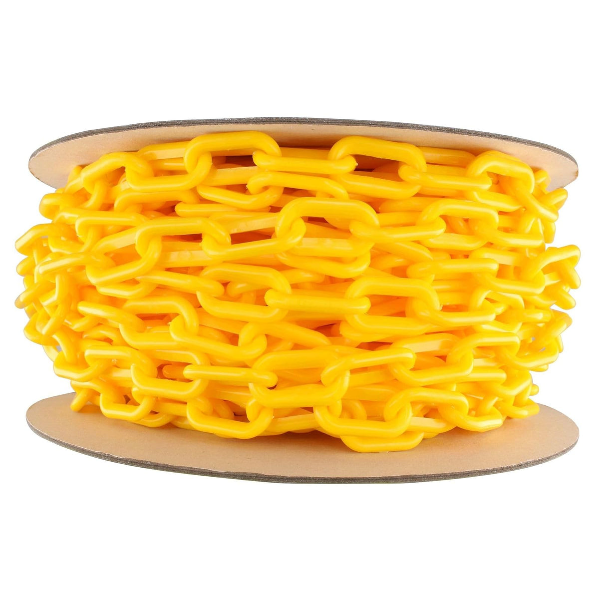 Foy 143421 Cadena plástica calibre 6 mm de 25 m, color amarillo