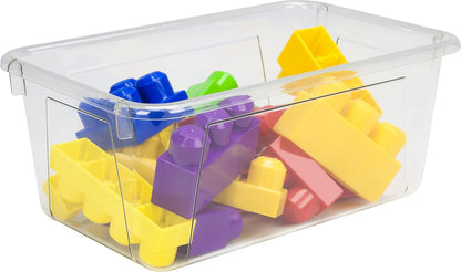 Storex - cubeta de basura pequeño, Transparente, 12.2 x 7.8 x 5.1 Inches, 5-Pack