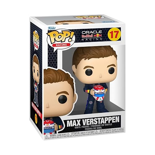 Funko Pop! Racing: Red Bull - MAX Verstappen | Holding Helmet, Red Bull Racing, Collectable Vinyl Figure, Gift Idea, Official Merchandise, Toys for Kids & Adults