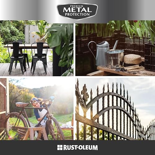 Rust-Oleum Metal Protection Pintura Anticorrosiva Aerosol Negro Mate 340g