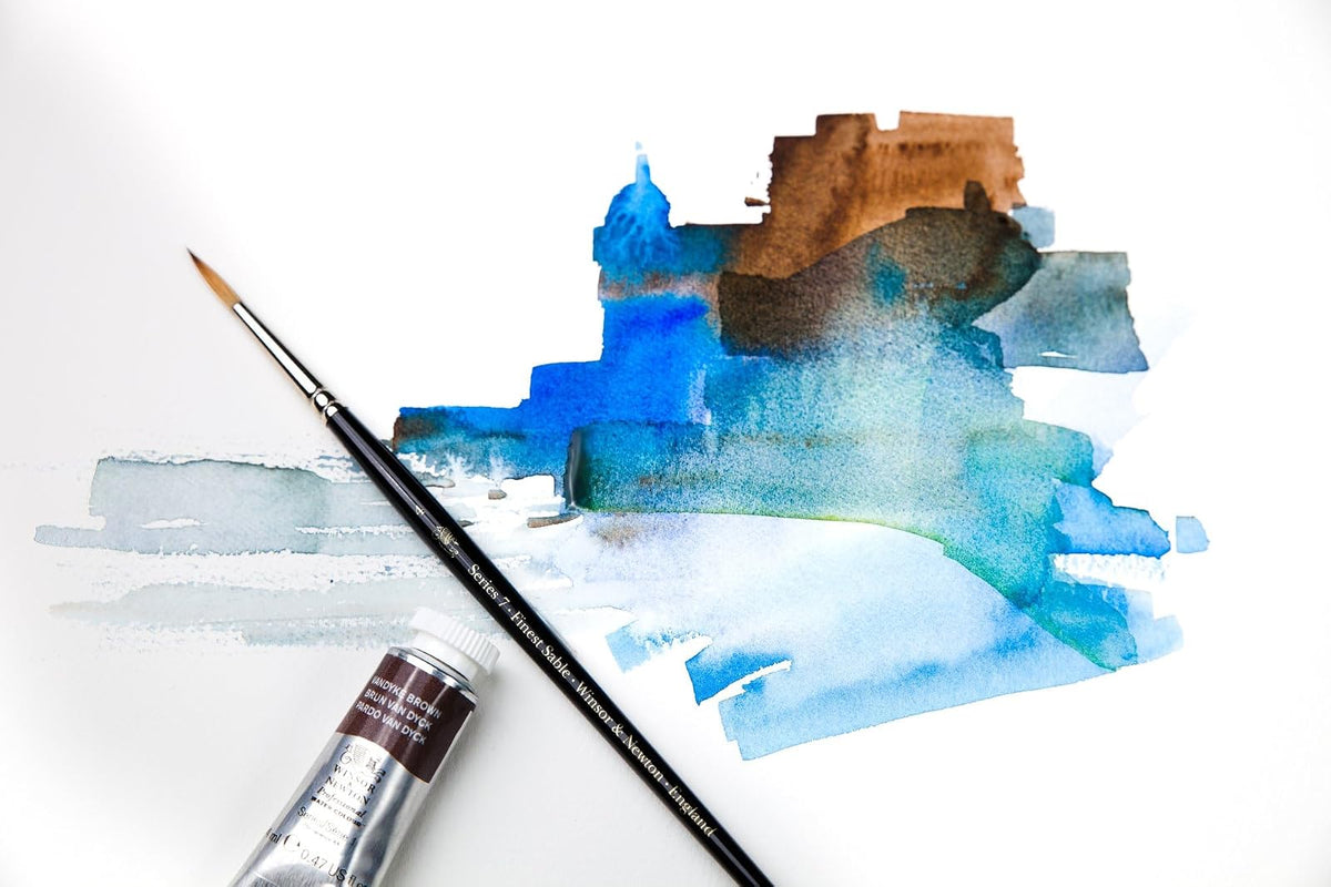 Winsor & Newton Bloque de Papel de Acuarela Prensado en Frío 12x16 Pulgadas 20 Hojas