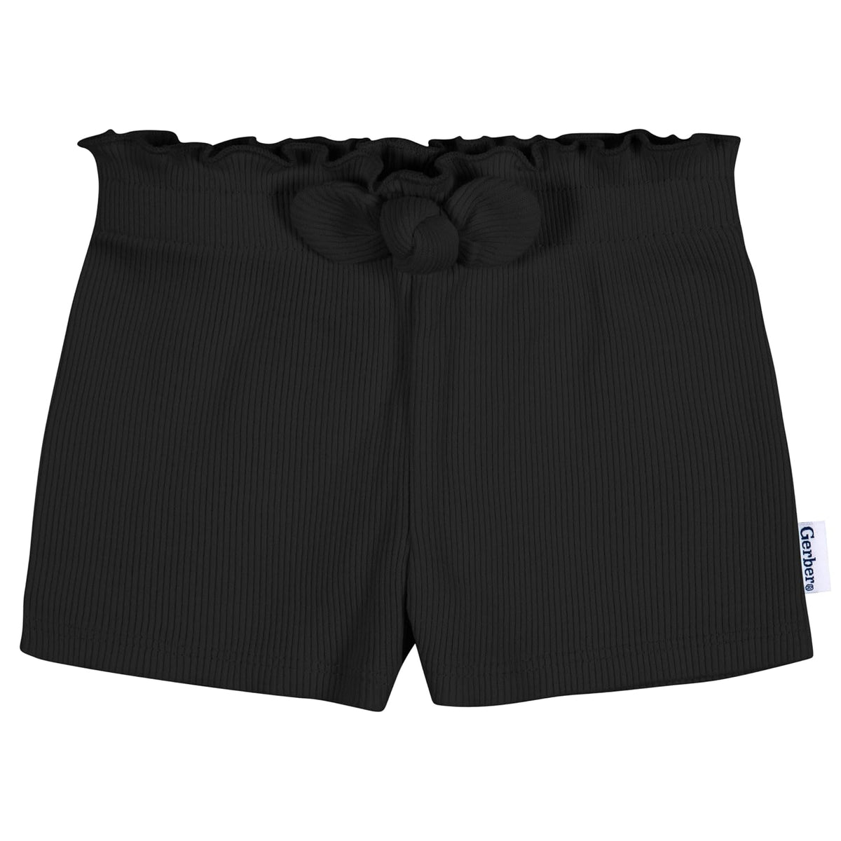 Gerber - Paquete de 3 Pantalones Cortos de Punto sin Cierre para niñas