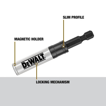 DEWALT Portapuntas magnético de 3 pulgadas con bloqueo (DWA3HLDFT)
