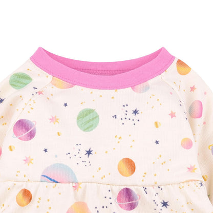 Baby Creysi Vestido Manga Larga para Niña Algodón Hipoalergénico