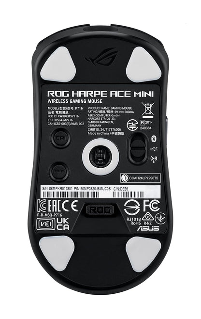 ASUS Mouse ROG USB 2.0 Type C TO Type A Bluetooth 117X63X37MM P716 ROG Harpe Ace Mini/BLK