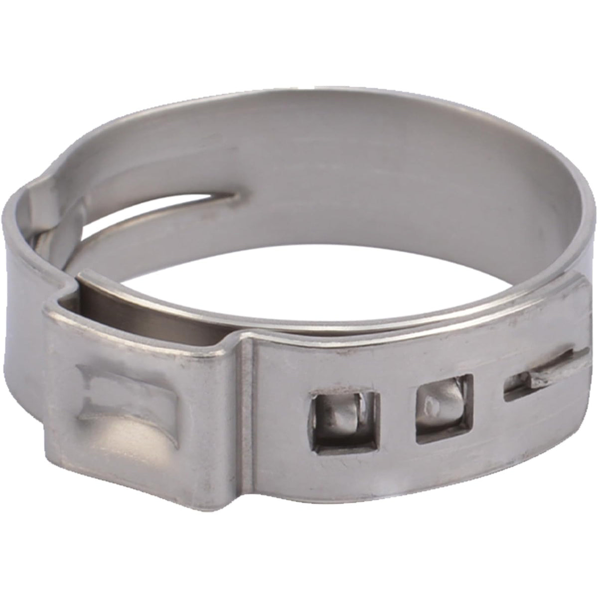 SharkBite Anillo de abrazadera de 1 pulgada, paquete de 10, accesorios de fontanería de acero inoxidable, tubo PEX, PE-RT, UC956A