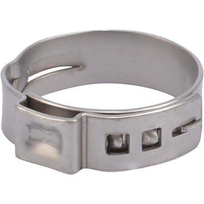 SharkBite Anillo de abrazadera de 1 pulgada, paquete de 10, accesorios de fontanería de acero inoxidable, tubo PEX, PE-RT, UC956A
