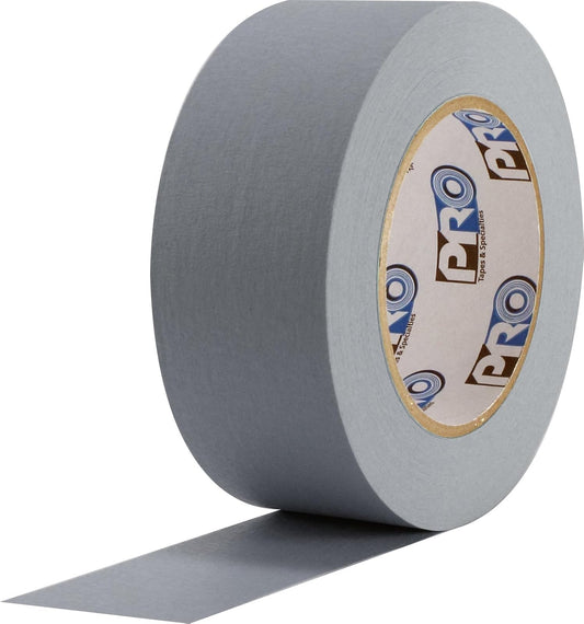 ProTapes Pro 46 Crepe Paper Masking Tape, 60 yds Length x 2" Width, Grey (Pack of 1)