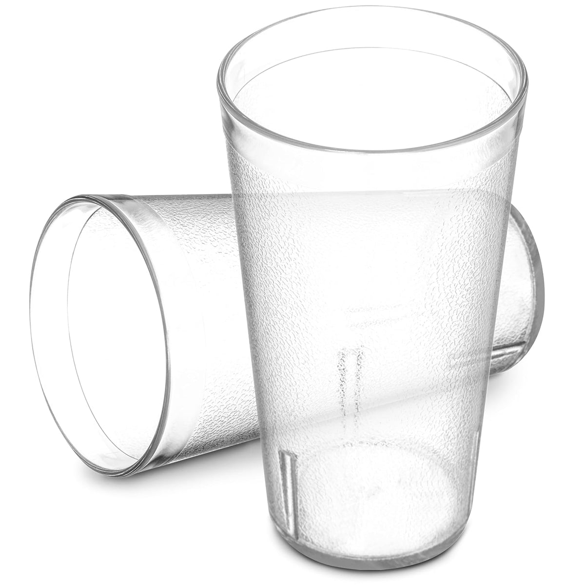 CFS Stackable™ Vaso de plástico transparente de 16 onzas (paquete de 72)