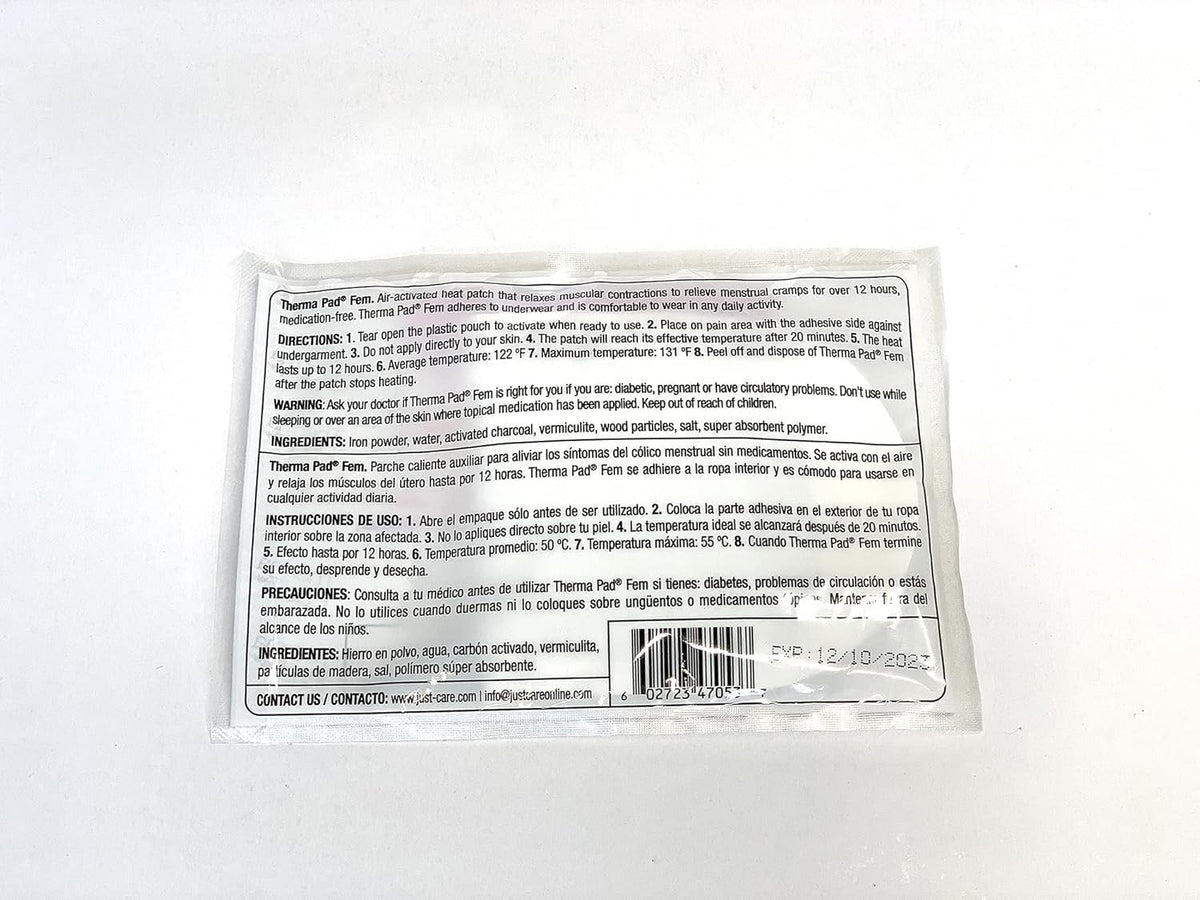 Kotex Toallitas Húmedas para Higiéne Íntima, 1 paquete con 56 piezas + Therma Pad Fem 3 Parches Termico, 3 parches