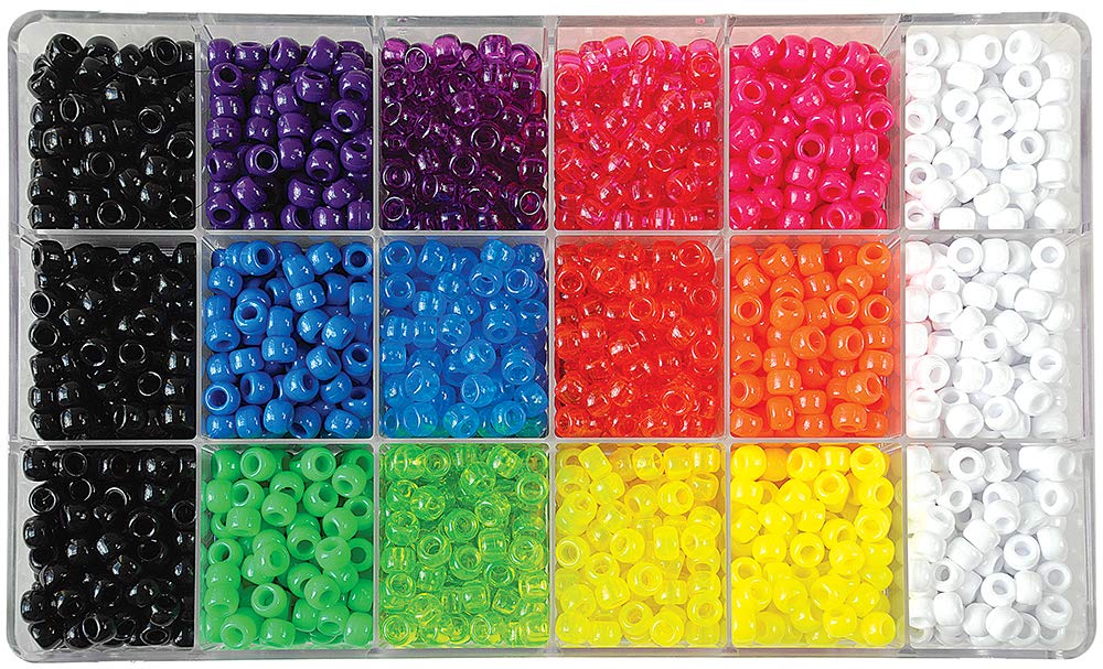 The Beadery 6499 Neon Brights Bead BOC, Multicolor
