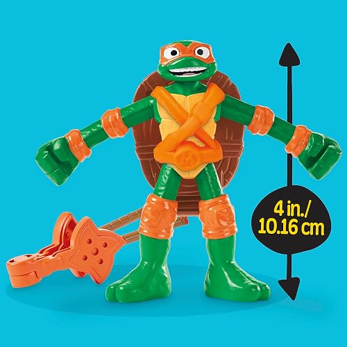 Play-Doh Hasbro Tortugas Ninjas Horno Lanzapizzas - Kit de Manualidades con 1 Figura, Horno para Pizza, Accesorios y 4 Latas niños y niñas a Partir de 4 años