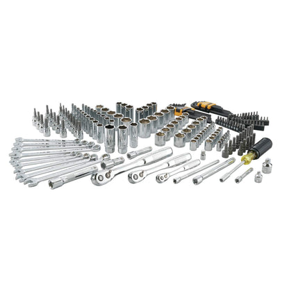 DEWALT (DWMT75000) - Juego de 200 piezas de herramientas mecánicas métricas/SAE con caja de almacenamiento