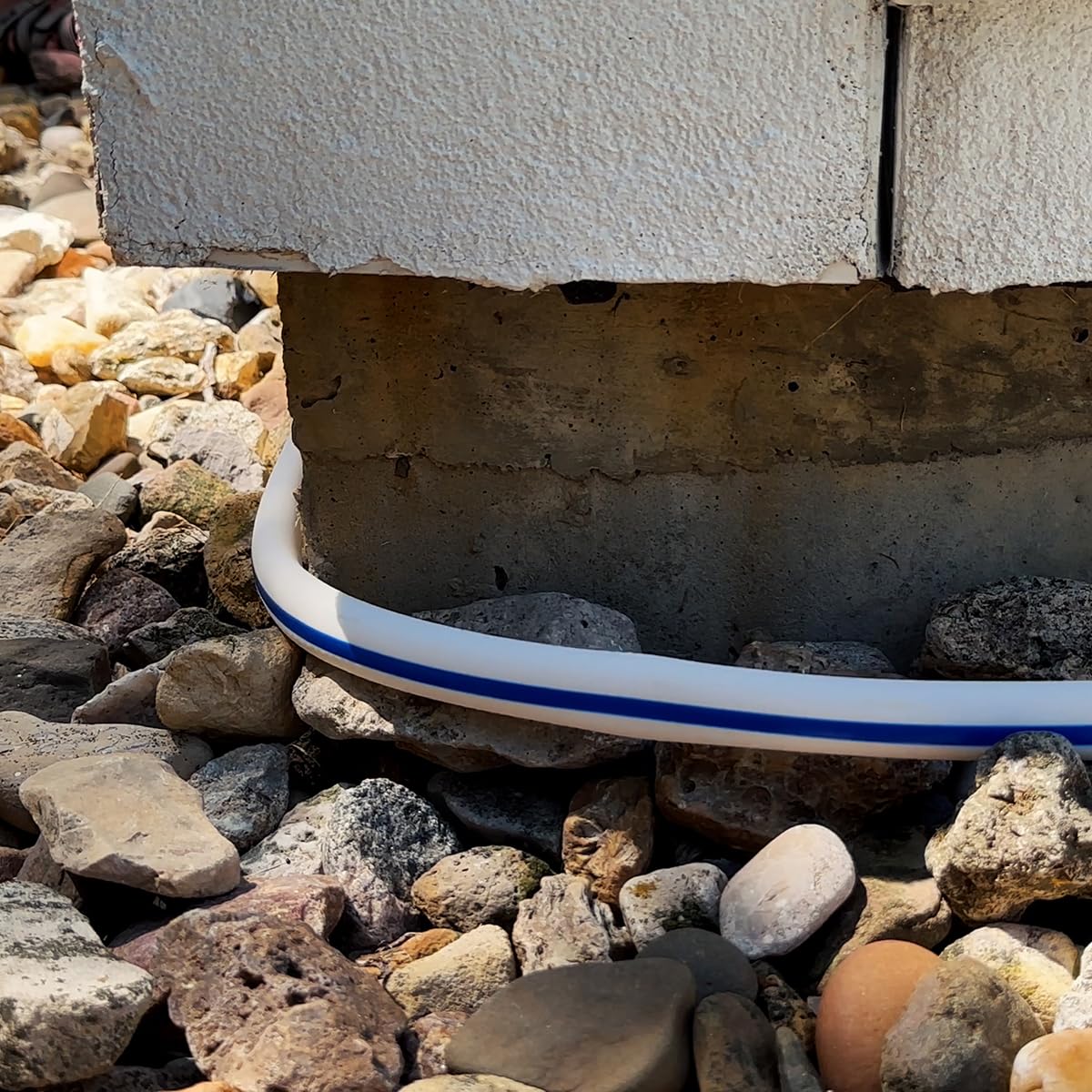 SmartFlex RV/Manguera de agua marina, 5/8 pulgadas. x 25 pies, híbrida, blanca - HSFRV525