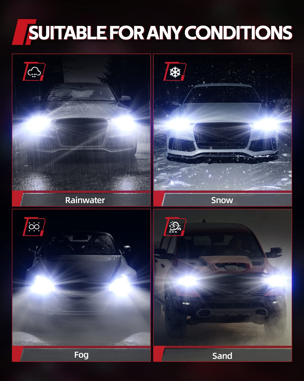 Torchbeam 8887LHP978PUS Bombillas de Xenón HID D2S D2R para Faros Delanteros 35W 7600LM Azul Hielo 8000K, Paquete de 2