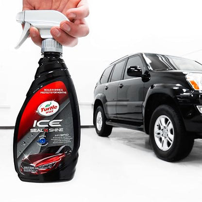 Turtle Wax ICE Seal N Shine Spray Wax – Cera en Spray con Protección Hidrofóbica y Brillo Intenso