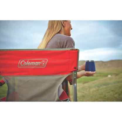 Coleman Outpost Breeze, Roja, Silla Plegable De Patio