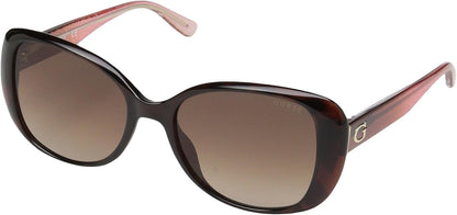 Guess Gu7554 - anteojos de sol cuadradas para mujer