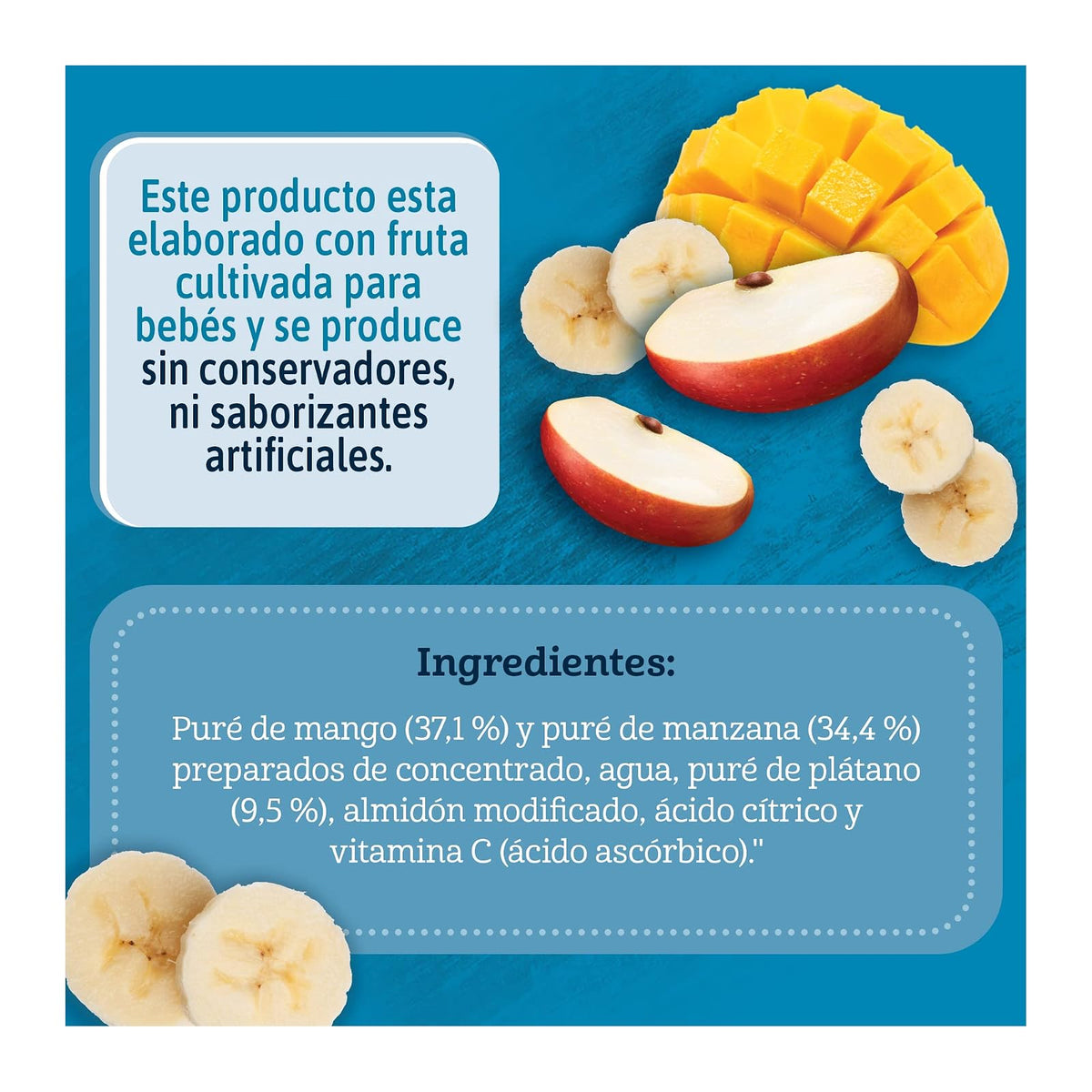 Papilla Gerber Etapa 2 Frutas Mixtas 113g Paquete de 12
