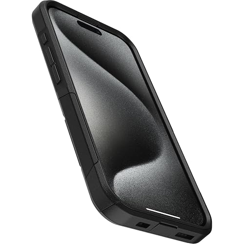 Otterbox Funda para iPhone 15 Pro (Solo) De La Serie Commuter -, Delgada Y Resistente, Apta para El Bolsillo, con Protección De Puerto Negro