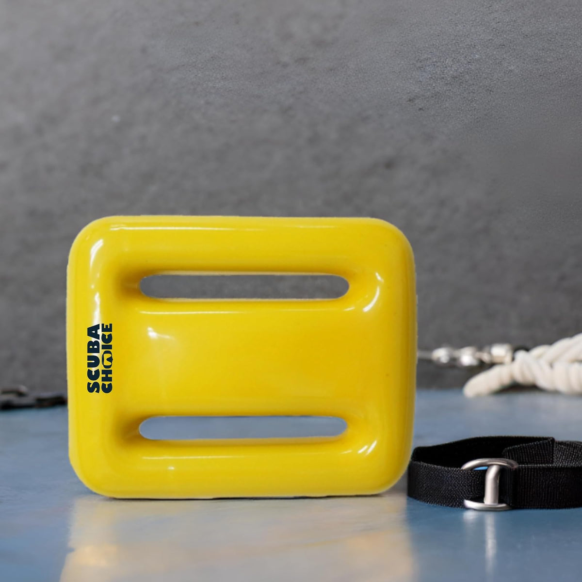 Scuba Choice Amarillo con Revestimiento de Vinilo Buceo Plomos