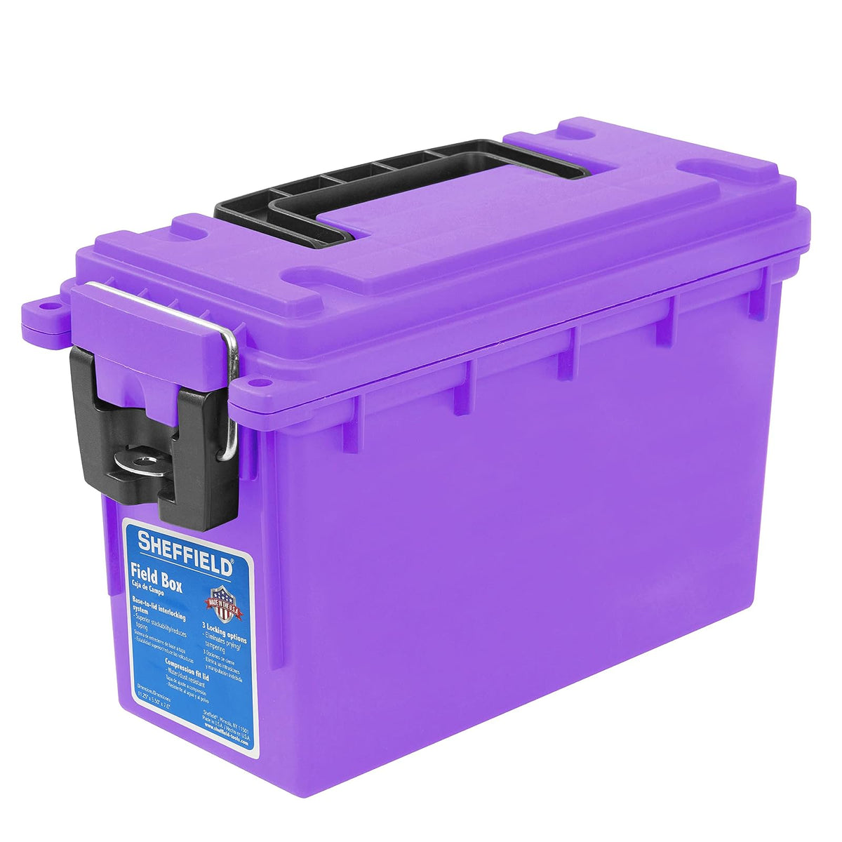 Sheffield 12634 - Caja de Campo, Color Blanco ártico