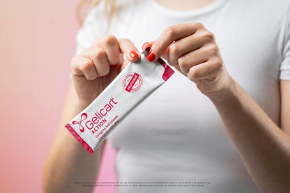 Gelicart Action, Suplemento Alimenticio, Polvo de Colágeno Hidrolizado con 30 Sobres de 20 gr, 1 count