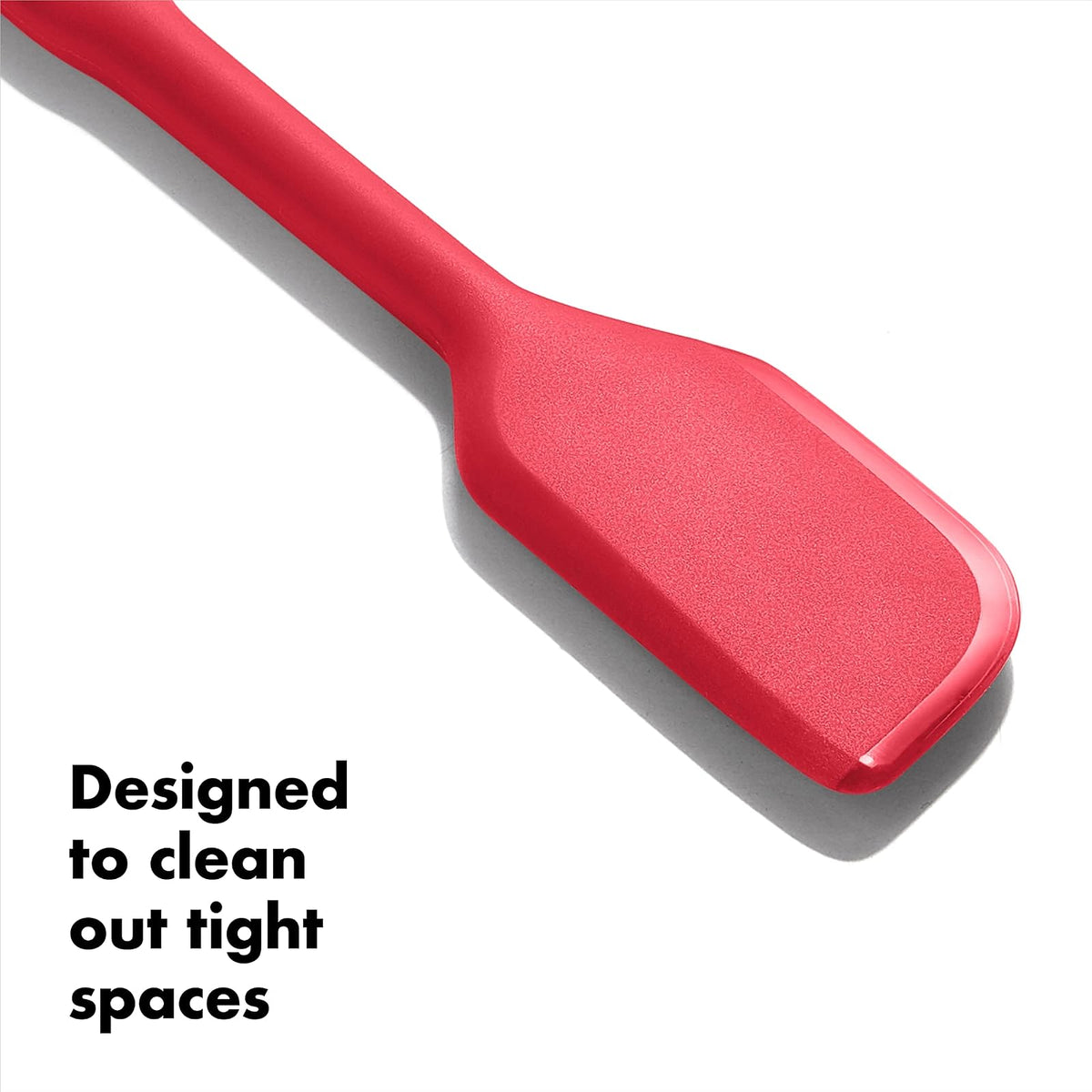 OXO Good Grips Silicona, Espátula de uso diario, Mermelada | Con este utensilio de cocina evitarás rayar cualquier superficie gracias a sus bordes flexibles, cuencos o sartenes