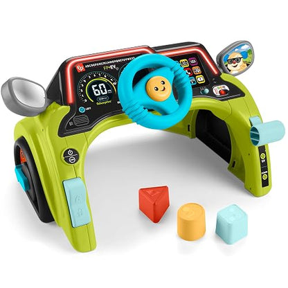 Fisher-Price Ríe y Aprende Juguete para Bebés Volante de Actividades Interactivas para bebés de 6 Meses en adelante
