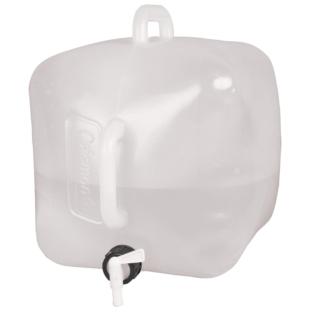 Coleman Recipiente de agua de 5 galones con espiga y asa de transporte, portador de agua para camping, portón trasero, fiestas, emergencias y más