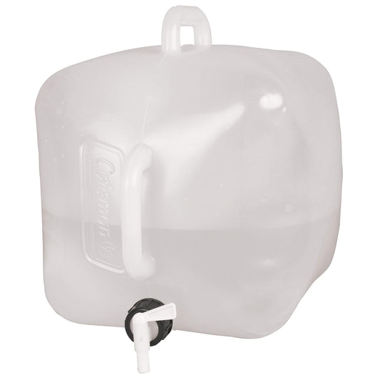 Coleman Recipiente de agua de 5 galones con espiga y asa de transporte, portador de agua para camping, portón trasero, fiestas, emergencias y más