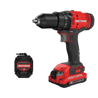 CRAFTSMAN - V20* Kit de taladro/desarmador inalámbrico (CMCD700C1)