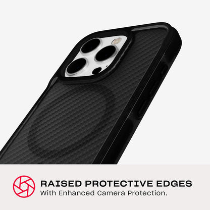tech21 EvoArmor para iPhone 16 Pro Compatible con MagSafe - Funda de protección contra Impactos 21x estándar Militar Probado en Negro