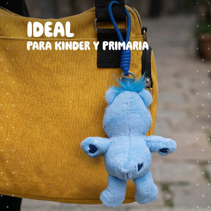 Ruz Llavero Peluche Care Bears 10 cm Suave con Aro Metálico | Accesorio para Mochila Bolsa o Llaves | Diseño Ligero y Resistente Ideal para Uso Diario o Regalo | Multicolor