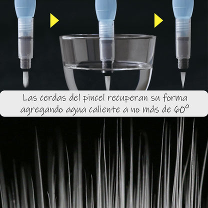 Pincel De Agua Aquash Punta Mediana Pentel 1 U-FRHBP-M