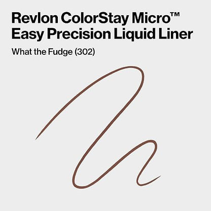 Revlon Colorstay Micro Easy Precision Liquid Liner, 302 What the Fudge Marron