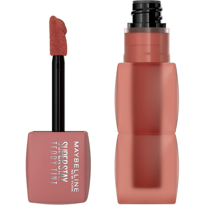 Maybelline Super Stay Teddy Tint Tinta para Labios Mate, 5 ml - Tono Kitten Heel