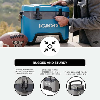 Igloo BMX - Enfriador de 25 Cuartos con tecnología Cool Riser