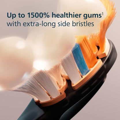 Philips Sonicare - Cabezal de cepillo de dientes todo-en-uno A3, HX9092/95, 2 unidades, color negro