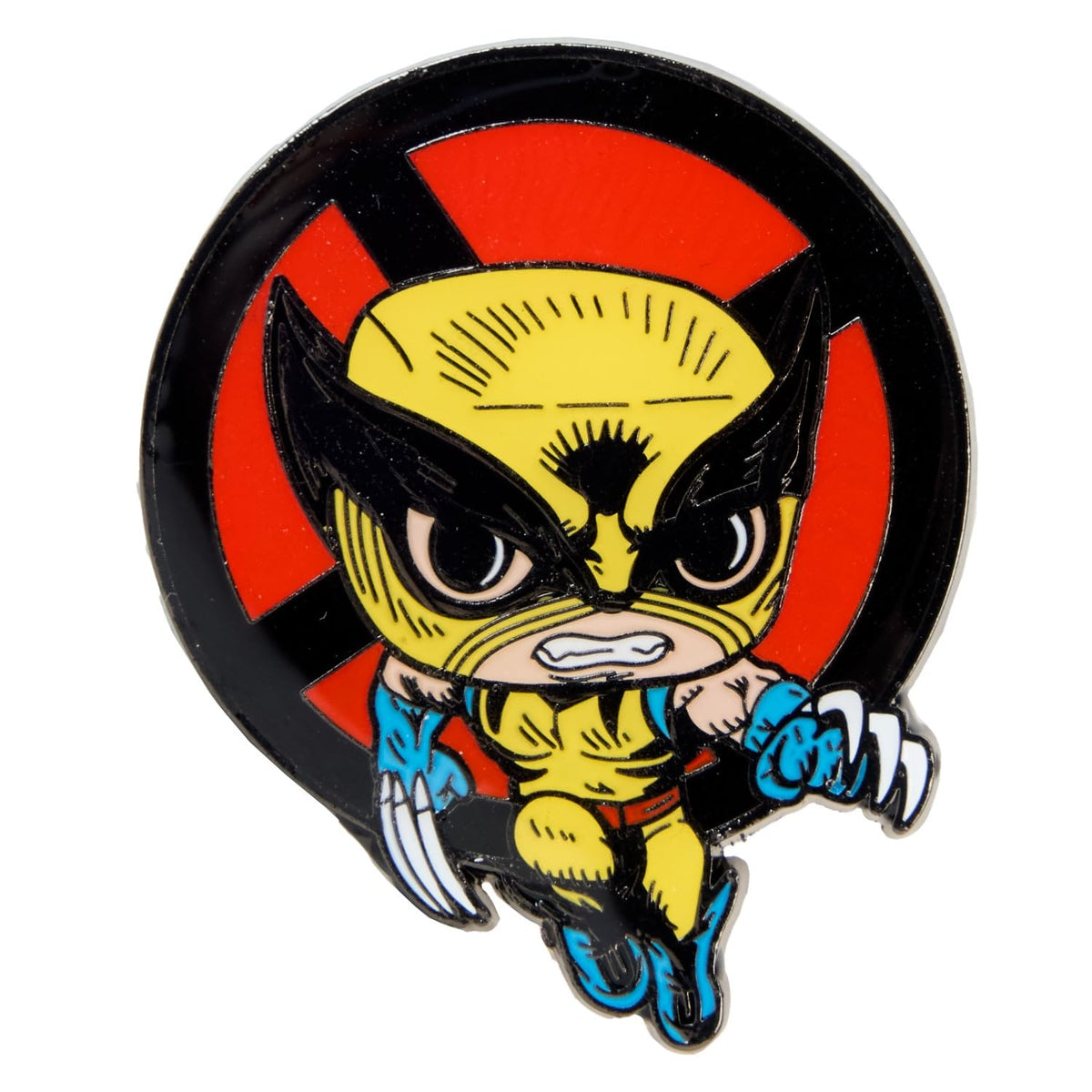 Loungefly Marvel - Wolverine 50th Anniversay Comic 4 Pack Enamel Pin Set - X-Men - Pins de Esmalte - Broche Coleccionable - para Mochilas Y Bolsos - Idea de Regalo - Mercancia Oficial