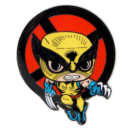 Loungefly Marvel - Wolverine 50th Anniversay Comic 4 Pack Enamel Pin Set - X-Men - Pins de Esmalte - Broche Coleccionable - para Mochilas Y Bolsos - Idea de Regalo - Mercancia Oficial