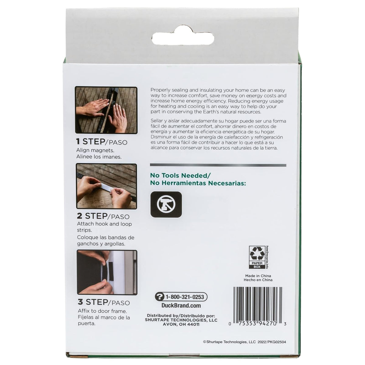 Duck Brand - Puerta magnética manos libres para puerta de ancho estándar, puerta de patio de malla y visualización de insectos con imanes, 39 x 86 pulgadas, color negro