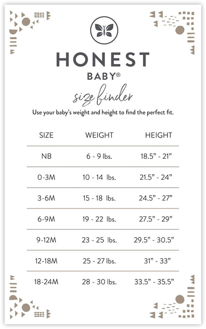 HonestBaby Cami Bodysuits One-piece 100% Organic Cotton for Baby Girls Conjunto de camiseta para bebés y niños pequeños bebés niñas