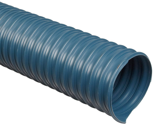 Flexadux R-3 PVC Duct Hose, Blue, 1.5" ID, 0.035" Wall, 25' Length