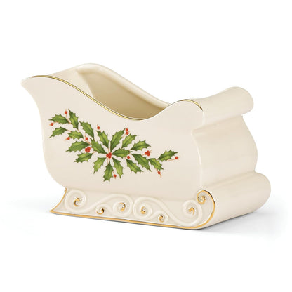 Lenox Plato de Caramelo Navideño 886160 | Trineo, 7.25 pies largo x 4 pies ancho x 4.25 pies alto