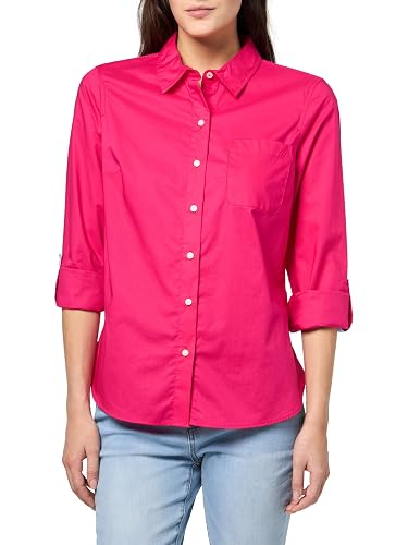 Nautica - Camisa de Manga Larga con Botones para Mujer