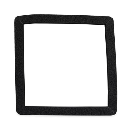 Camco 25071 - Kit de Juntas universales para Techo de Caravana de 14 x 14 Pulgadas, Cuenta con un Sello de compresión Impermeable, Junta de Marco de Fotos autoadhesiva y Almohadillas para Orejas de