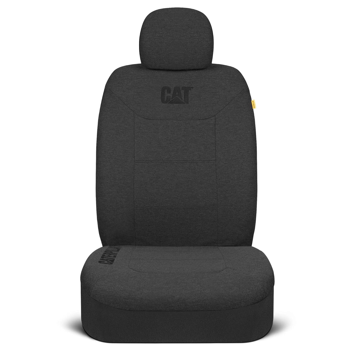 Cat CozyBlend Fundas de Asiento de Jersey, Gris Carbón, Juego Delantero de 2 Piezas CASC2054