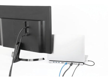 Manhattan 130578 - Estación Docking USB-C 11 en 1 con MST para Tres monitores