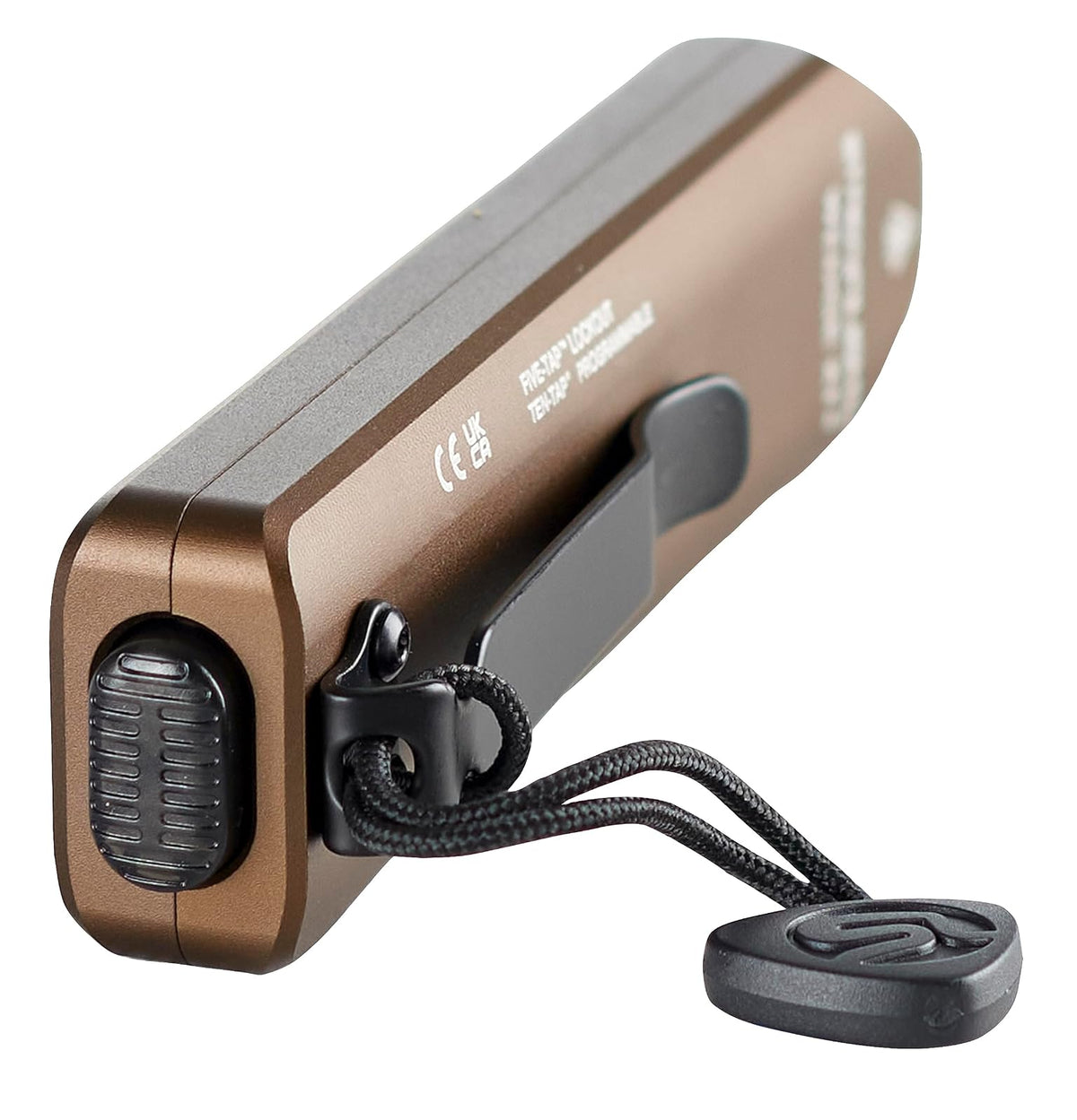 Streamlight 88813 Wedge 50-500 Lumenes Linterna Led Recargable, Lampara de Mano Coyote, Luz Led Blanca, Incluye cable USB-C & cordon